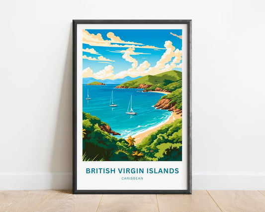 British Virgin Islands Travel Poster