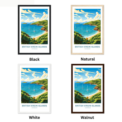 British Virgin Islands Travel Poster