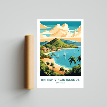 British Virgin Islands Travel Poster
