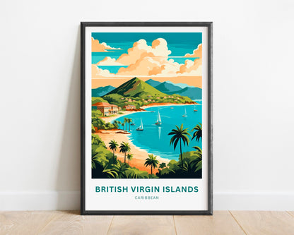 British Virgin Islands Travel Poster