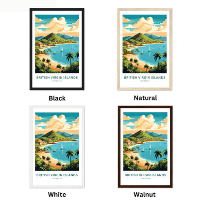 British Virgin Islands Travel Poster