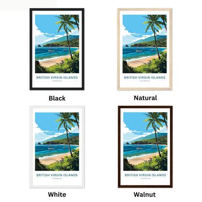 British Virgin Islands Travel Poster