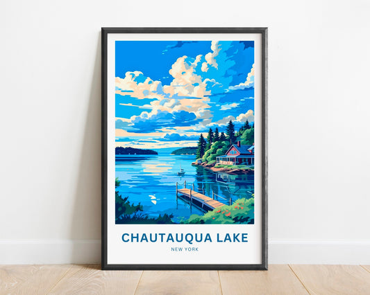 Chautauqua Lake Travel Poster