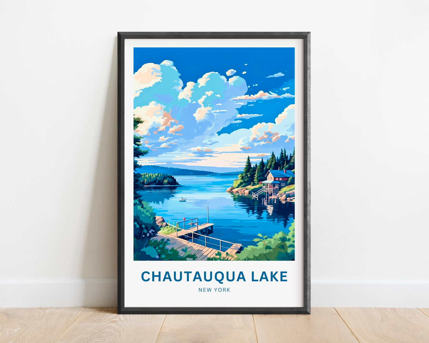 Chautauqua Lake Travel Poster