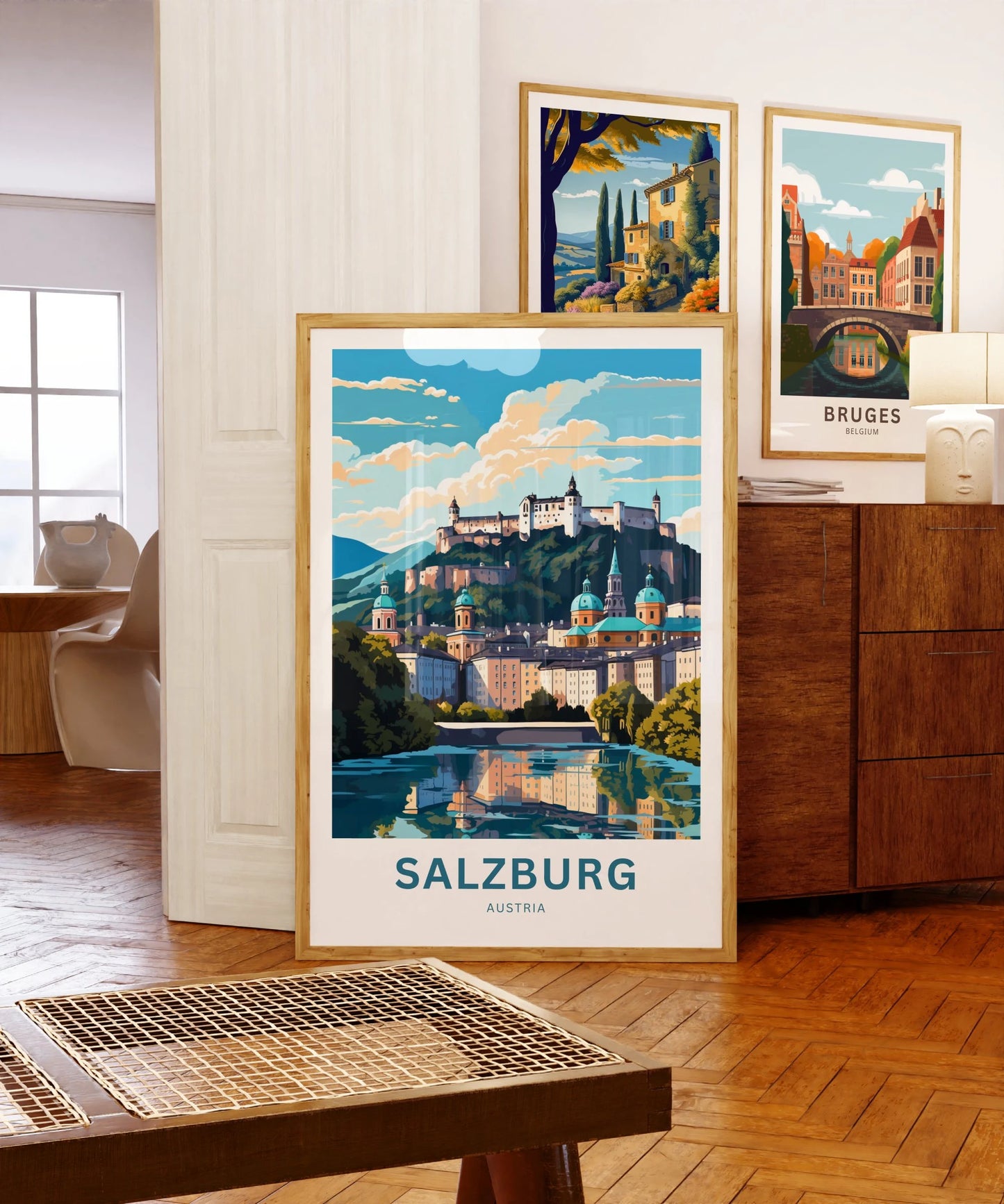 Salzburg Travel Poster