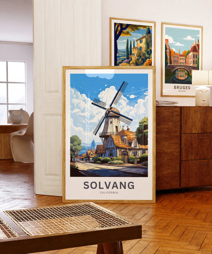 Solvang Travel Poster