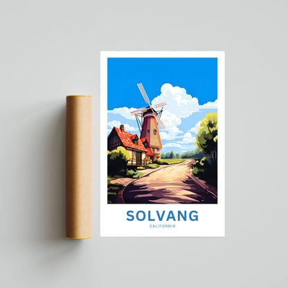 Solvang Travel Poster