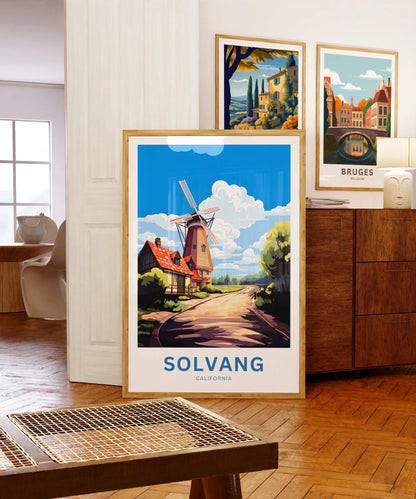 Solvang Travel Poster