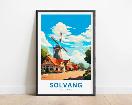 Solvang Travel Poster