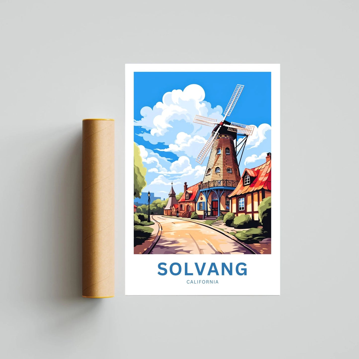 Solvang Travel Poster