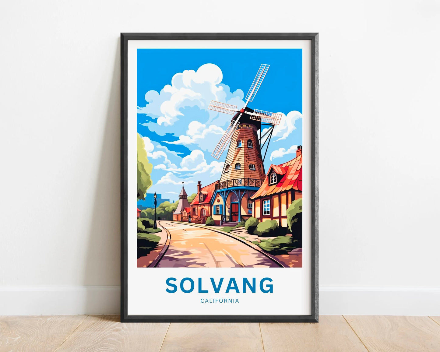 Solvang Travel Poster