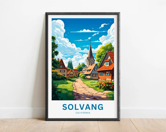 Solvang Travel Poster