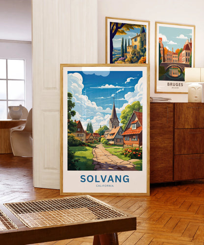 Solvang Travel Poster