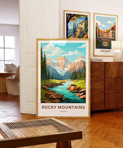 Rocky Mountain Travel Poster