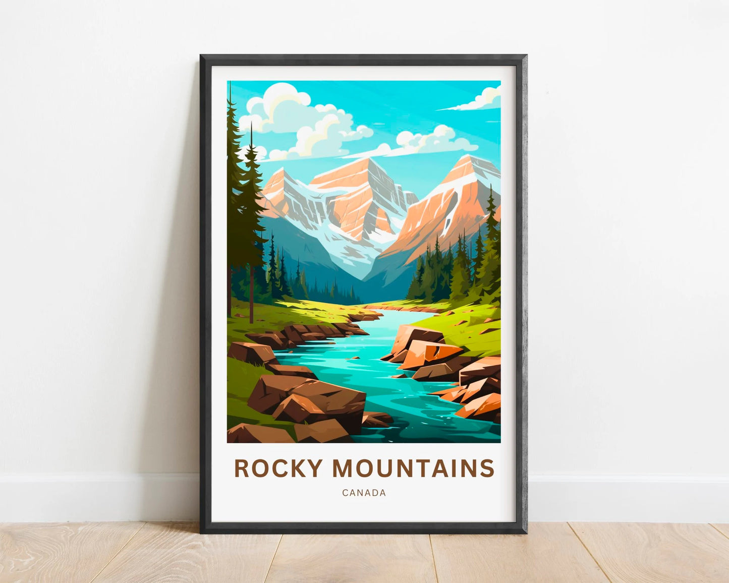 Rocky Mountain Travel Poster