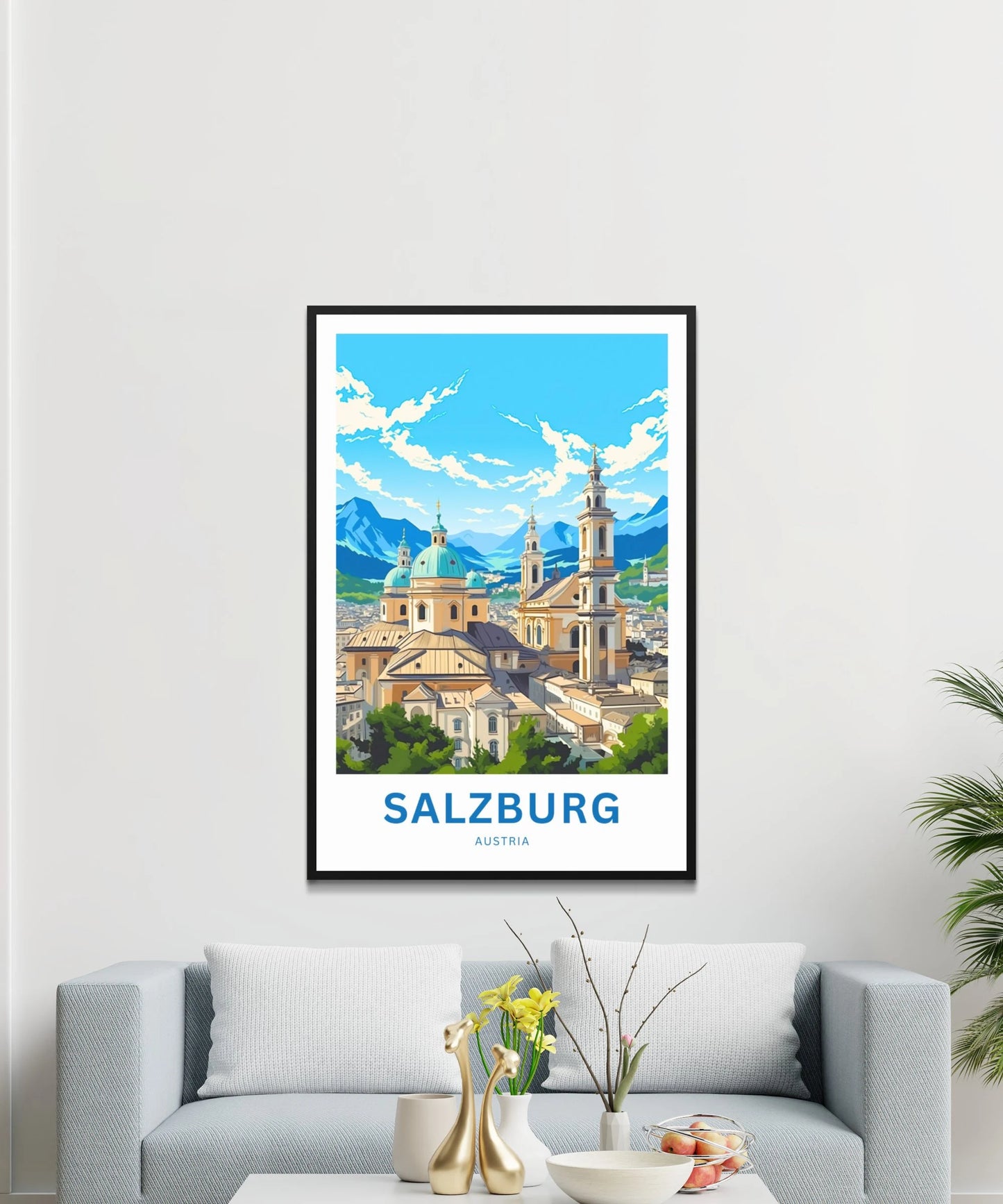 Salzburg Travel Poster