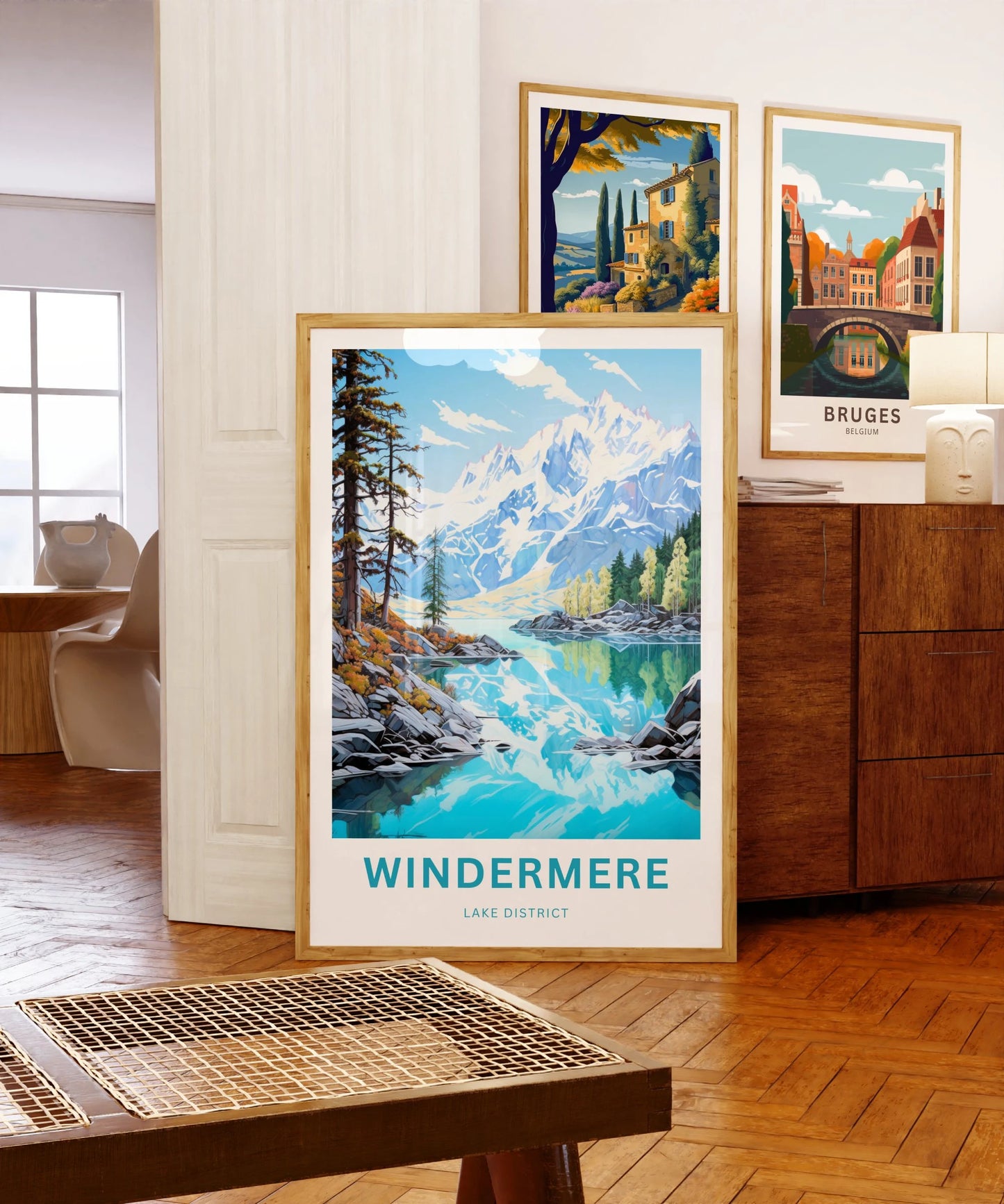 Windermere Lake Travel Poster