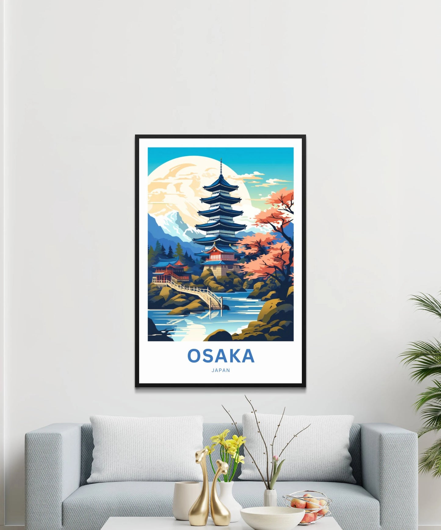 Osaka Travel Poster