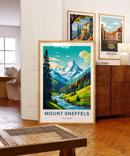 Mount Sneffels Travel Poster