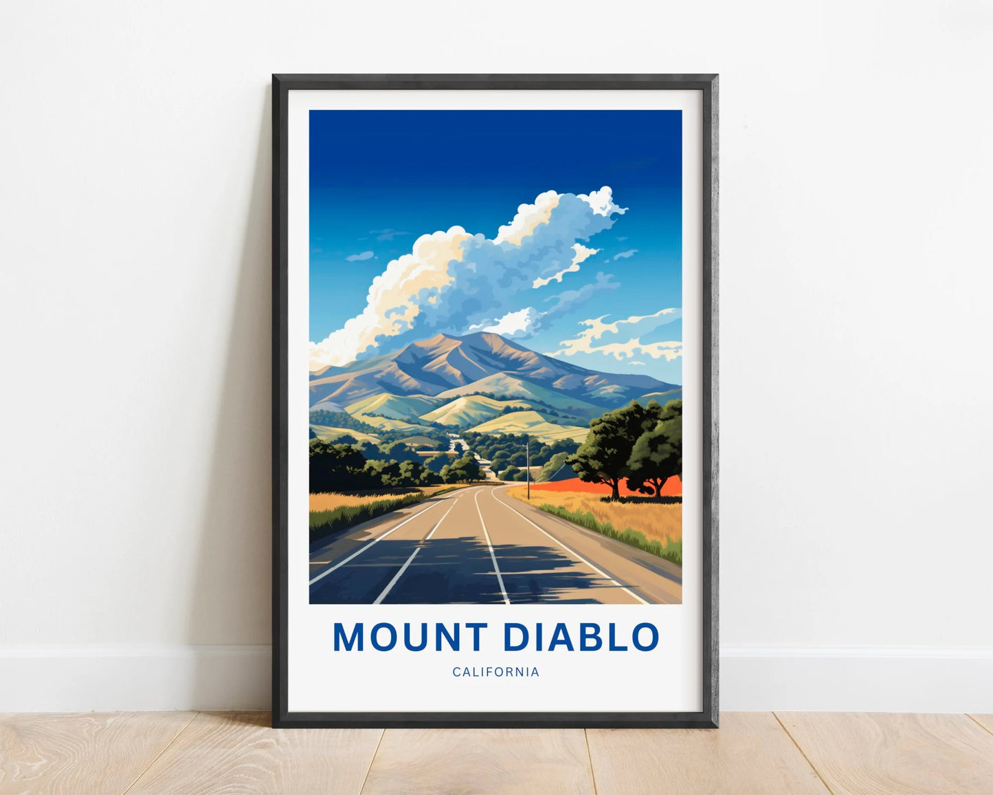 Mount Diablo Travel Poster