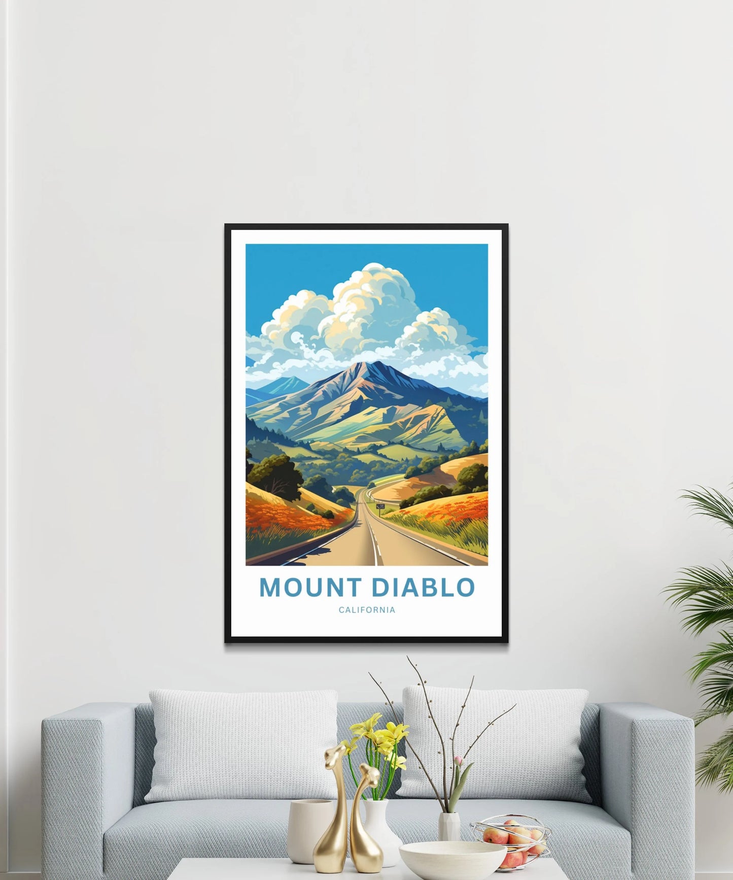 Mount Diablo Travel Poster