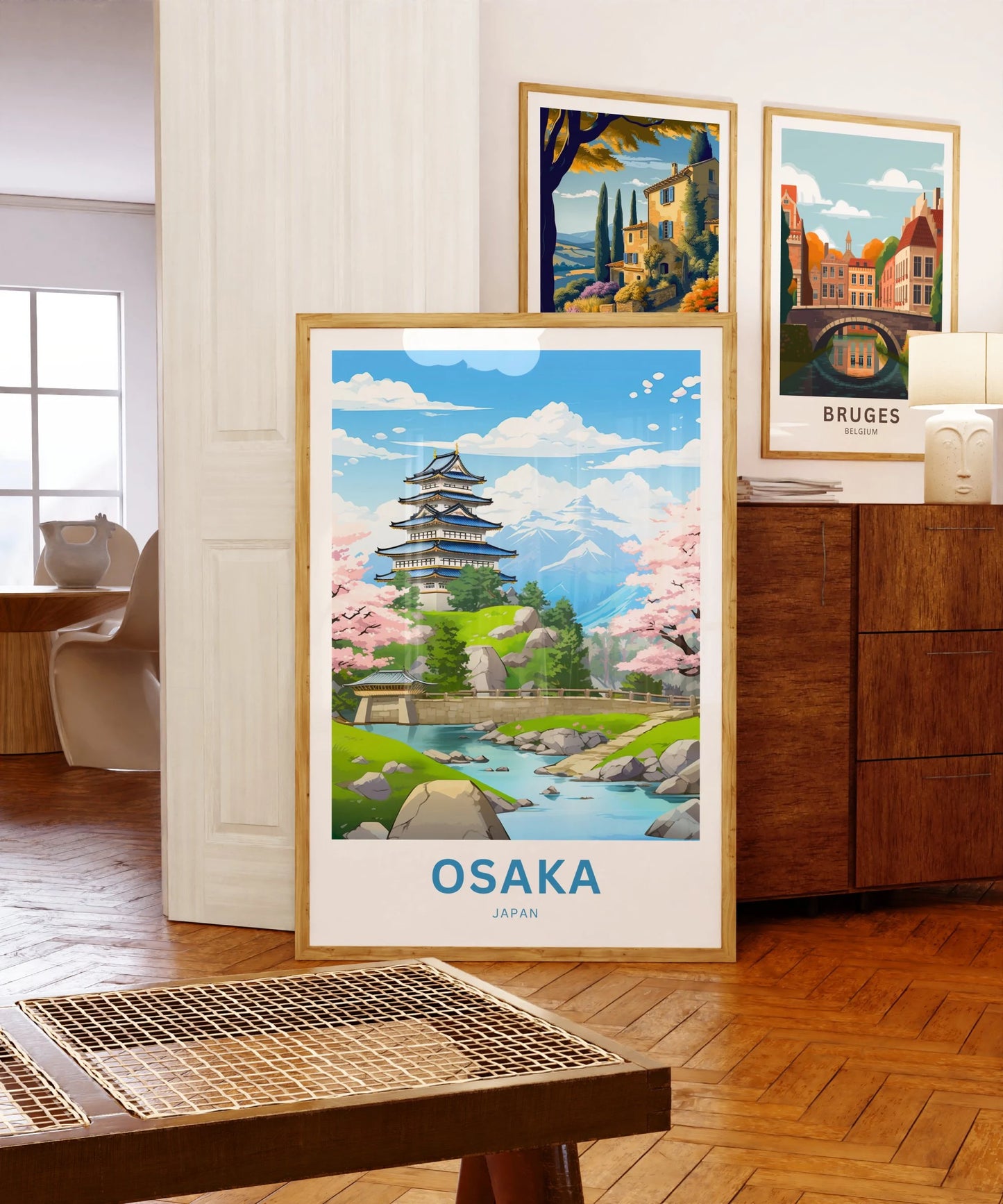 Osaka Travel Poster