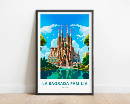 La Sagrada Familia  Travel Poster