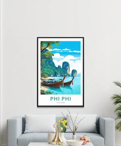 Phi Phi Travel Poster