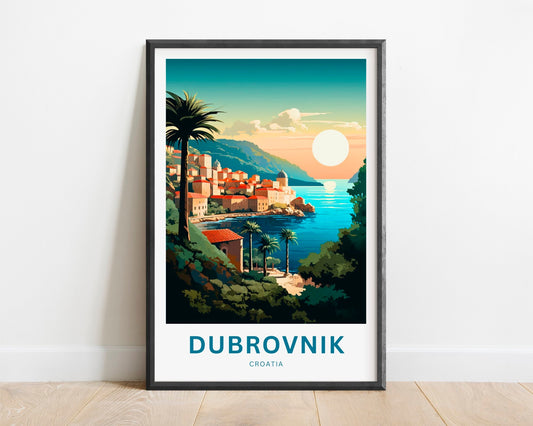 Dubrovnik Travel Poster