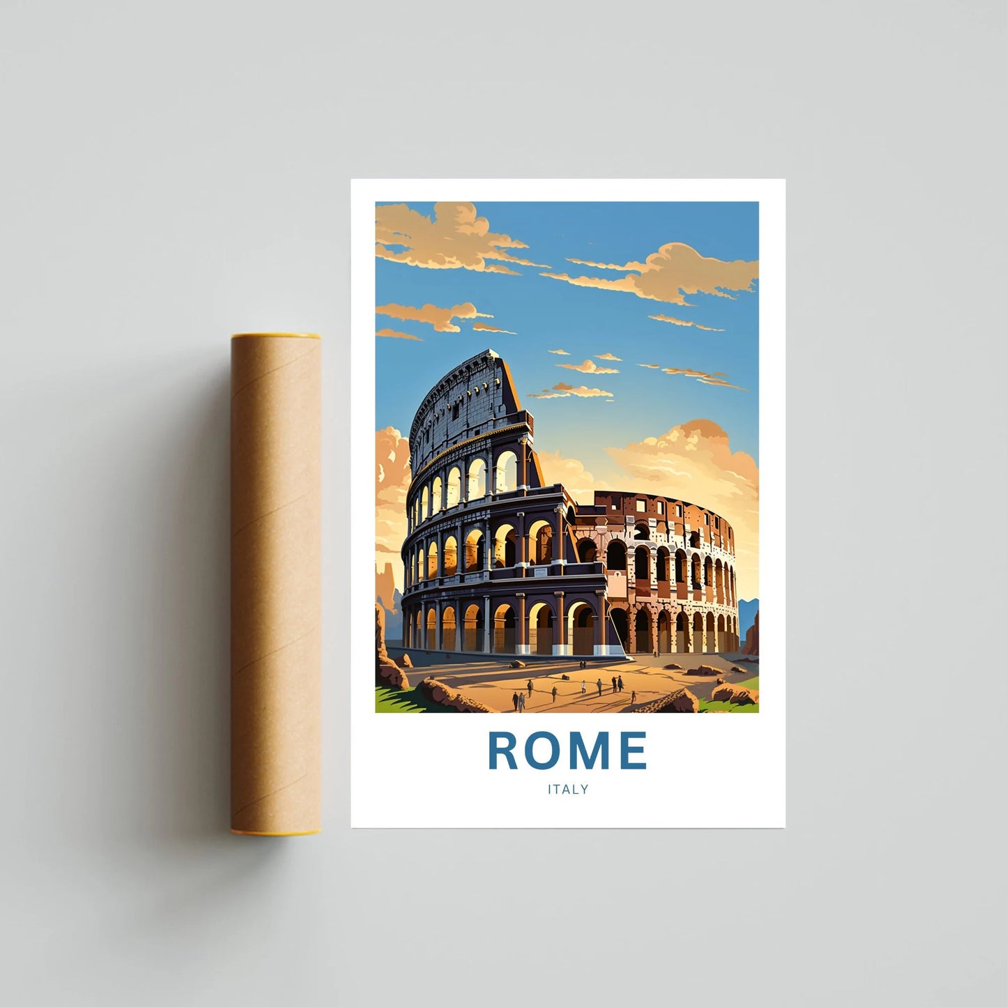 Rome travel print