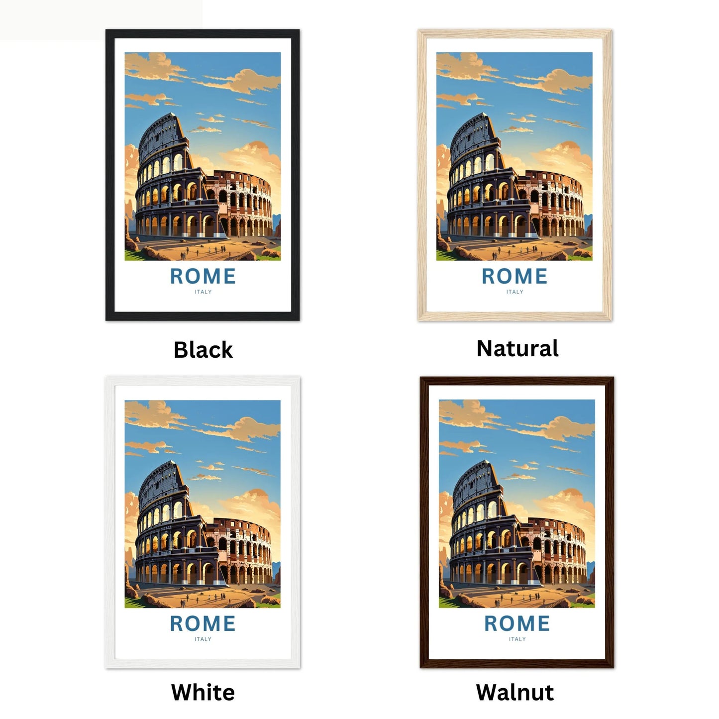 Rome travel print