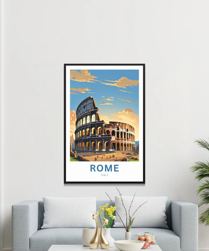 Rome travel print