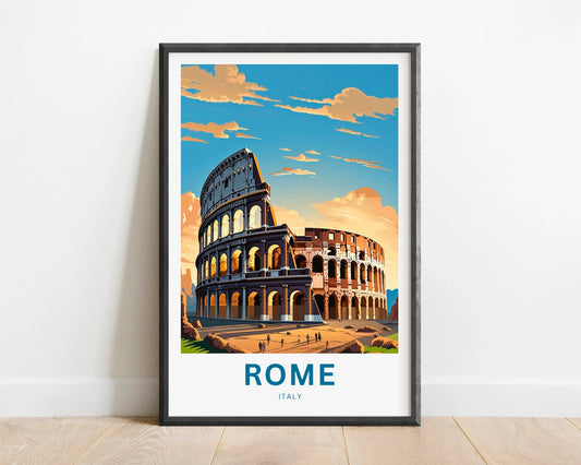 Rome travel print