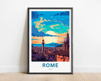 Rome travel print