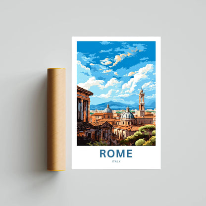 Rome travel print