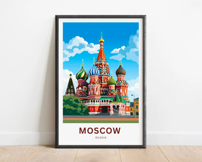 Moscow Travel Poster