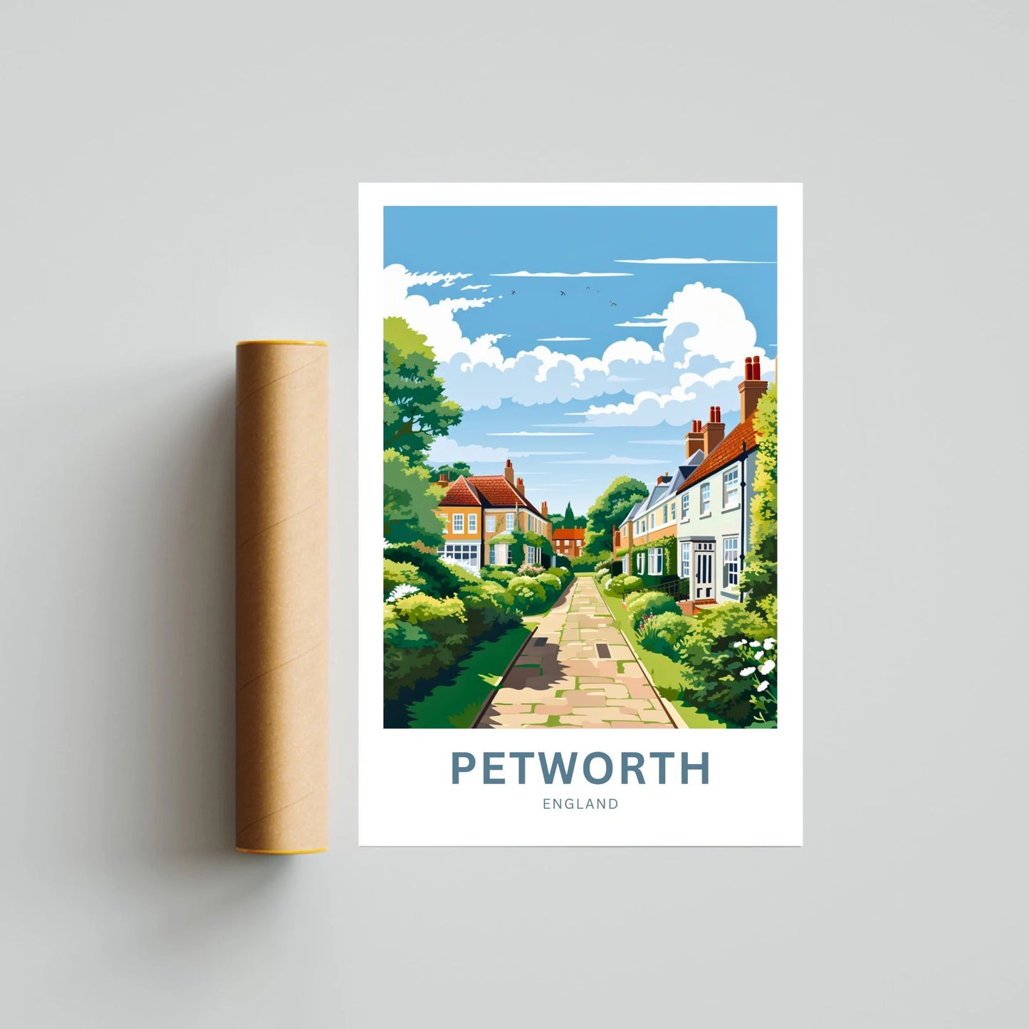 Petworth Travel Poster