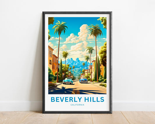 Beverly Hills Travel Poster