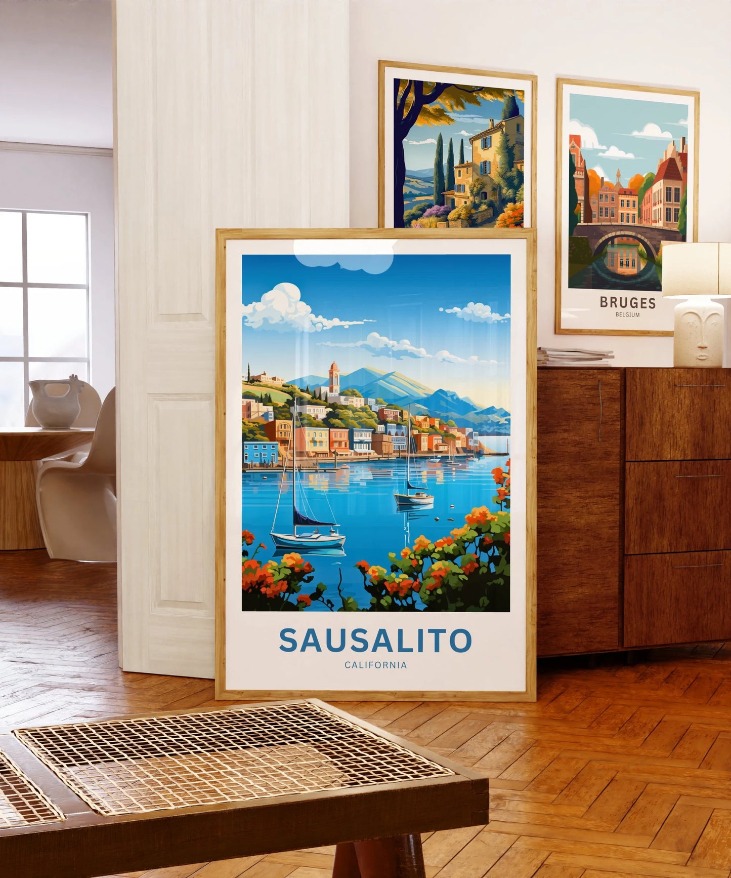 Sausalito Travel Poster