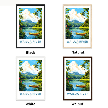 Wailua River Travel Poster