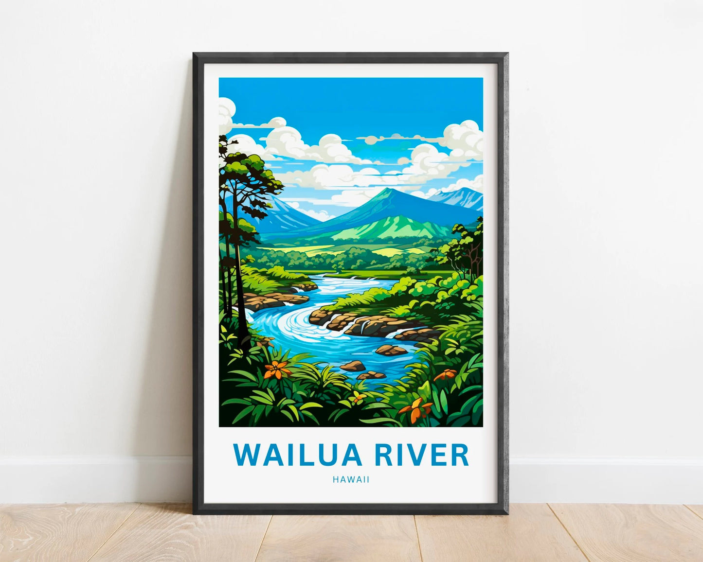 Wailua River Travel Poster