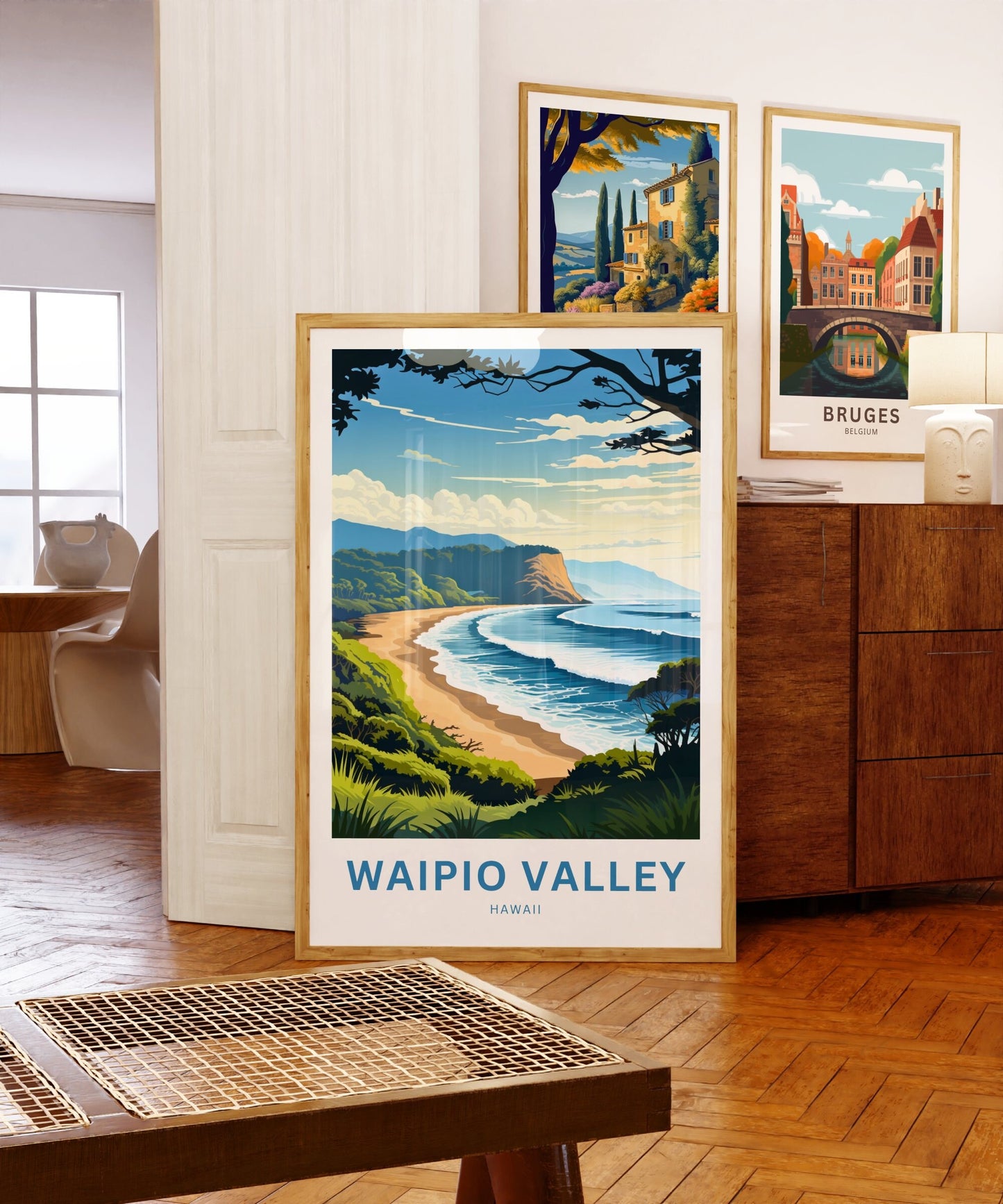 Waipio Valley Travel Poster