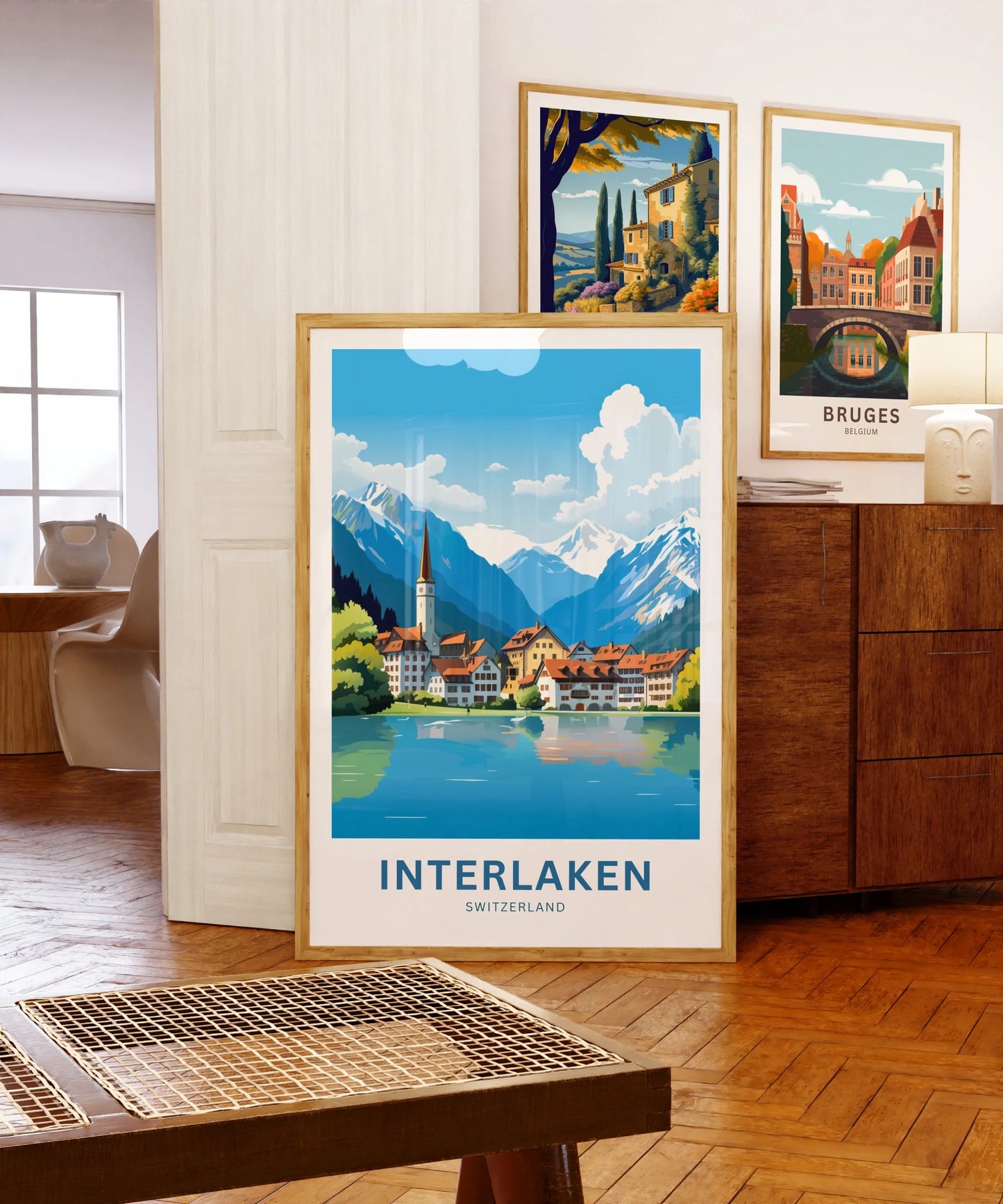 Interlaken Travel Poster
