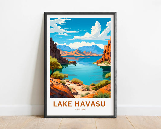 Lake Havasu Travel Poster