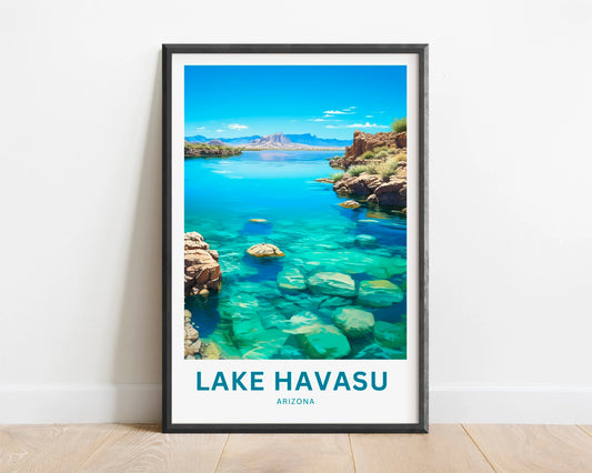 Lake Havasu Travel Poster