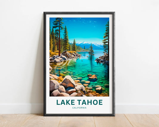 Lake Tahoe Travel Poster