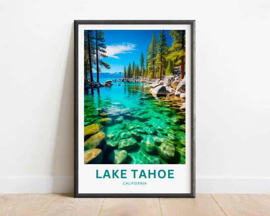 Lake Tahoe Travel Poster