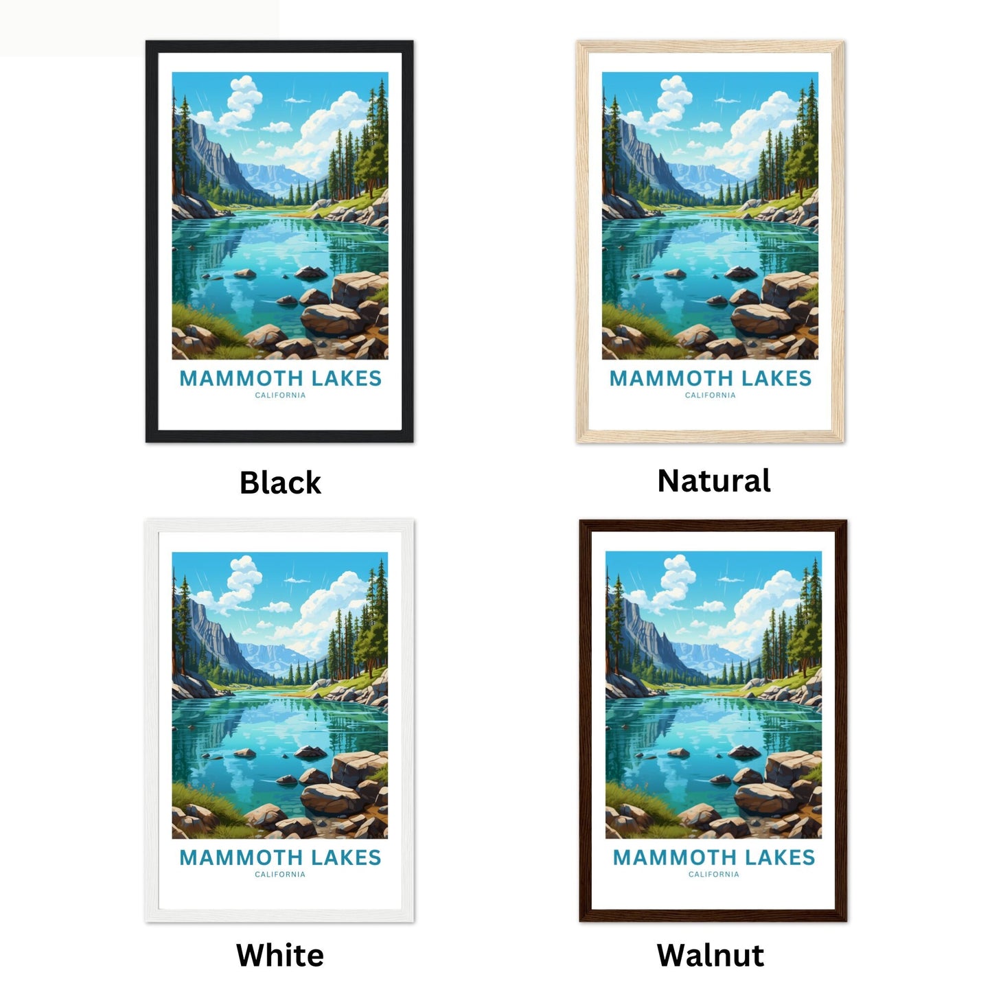 Mammoth Lakes Travel Poster