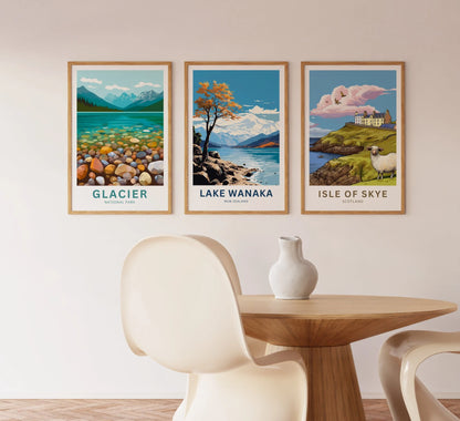 Wanaka Travel Poster