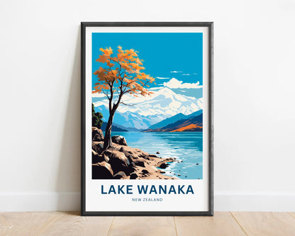 Wanaka Travel Poster